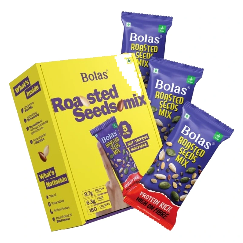 Bolas Roasted Seeds Mix Pack, front view