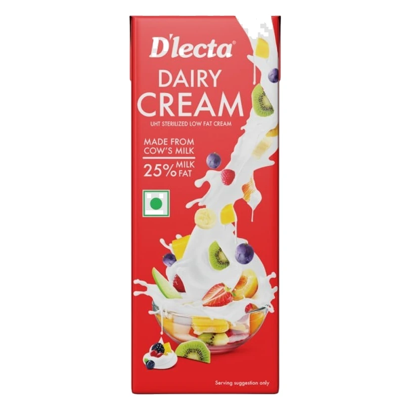 D'lecta Dairy Cream pack, front view