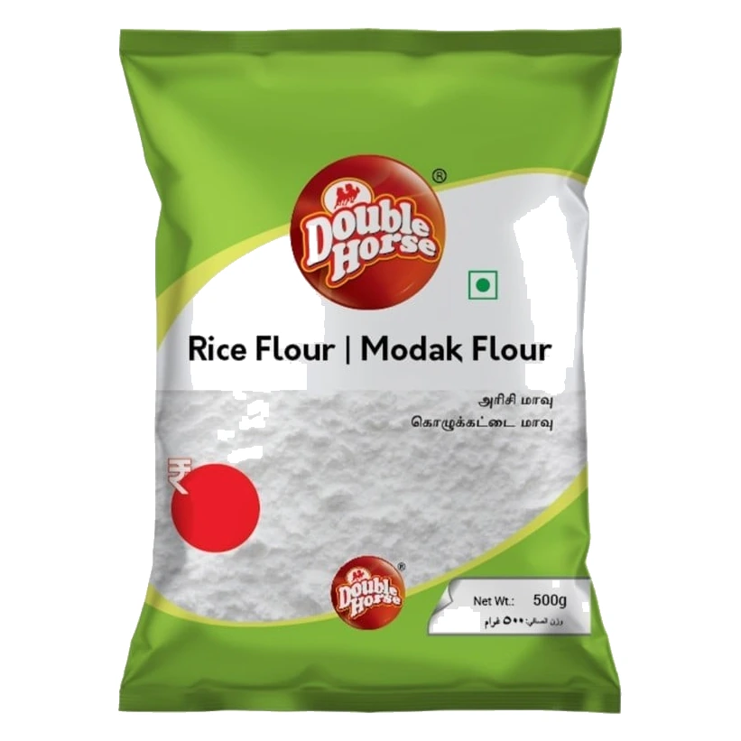 Double Horse Modak Flour pack, front view