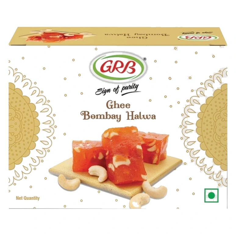 GRB Ghee Bombay Halwa pack, front view