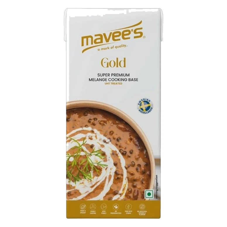 Mavee's Gold Super Premium Melange Cooking Base pack, front view