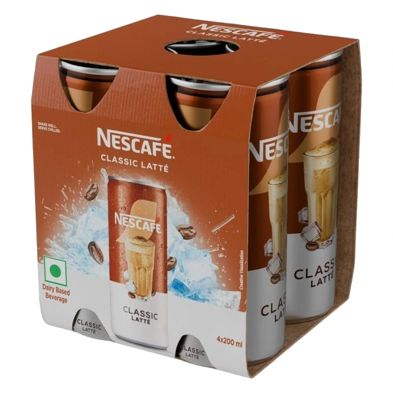 NESCAFÉ Classic Latte Cold Coffee pack, front view