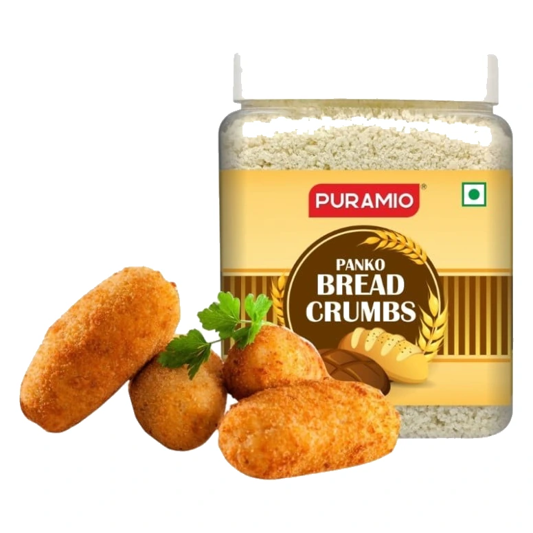 Puramio Panko Bread Crumbs pack, front view