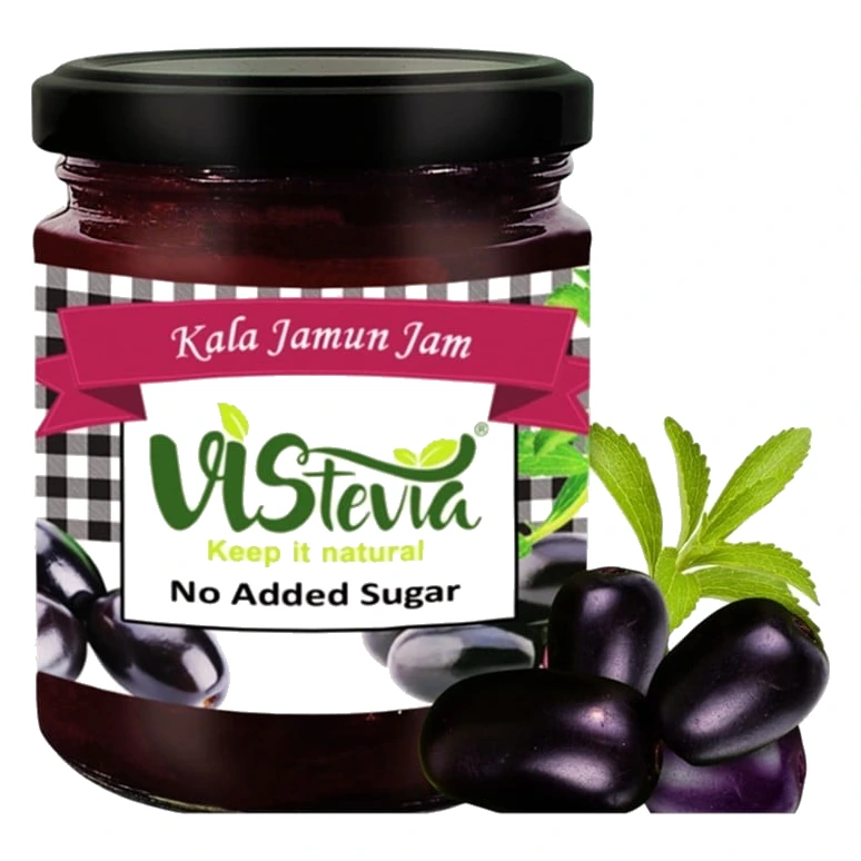 Vistevia Sugar Free Kala Jamun Jam pack, front view